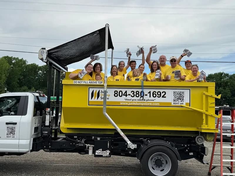 Junk Dump Store Company dumpster rental